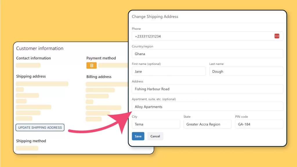 How To Change Shipping Address On Shopify